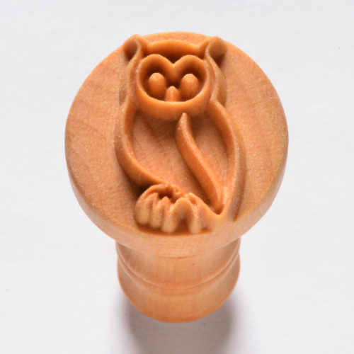 MKM Owl 2.5cm wood stamp